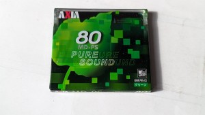 MiniDisc MD Axia 80 Pure Sound Green Japan 1szt