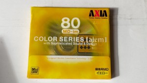 MiniDisc MD Axia Fuji Yellow  MD-in 80 1szt  