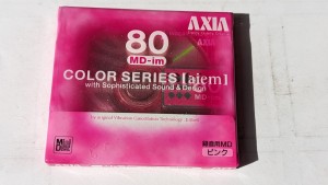 MiniDisc MD Axia Fuji Pink  MD-in 80 1szt 