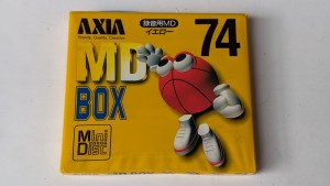 MiniDisc MD Axia MD Box  74 Yellow Japan 1szt 