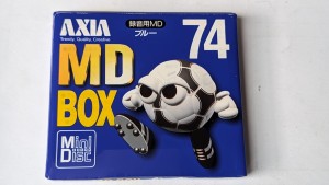MiniDisc MD Axia MD Box  74 Blue Japan 1szt 