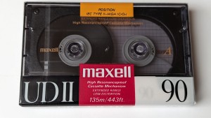 Maxell UDII 90 1991r. USA 1szt zaokrąglone pudełko