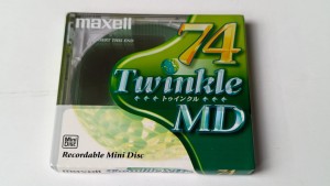 MiniDisc MD Maxell 80 Twinkle Green Nowy 1szt 