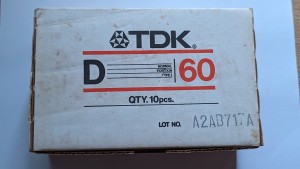 TDK D 60 1986r. NOWA 10szt   BOX