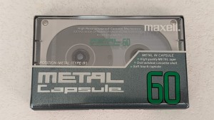 Maxell Metal Capsule 60 1990 Japan -1szt  