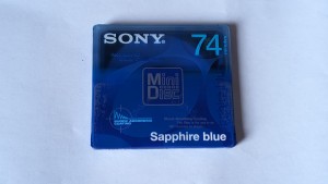 MiniDisc MD SONY Sapphire Blue 74 - Japan 1szt. ,.