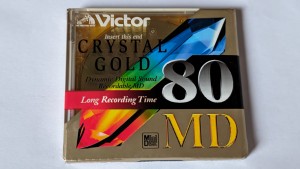 MiniDisc MD Victor JVC Crystal GOLD 80 1szt