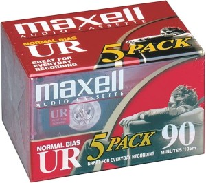 Maxell UR 90 2002r. 5-pack