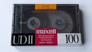 Maxell UDII 100 1991r. USA 1szt zaokrąglone pudełko