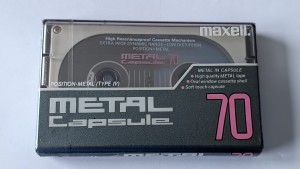 Maxell Metal Capsule 70 1990 Japan -1szt