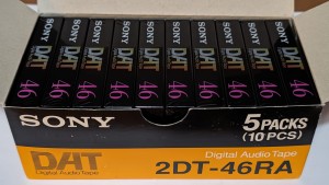 SONY DAT DIGITAL AUDIO TAPE 46 Japan 10szt box