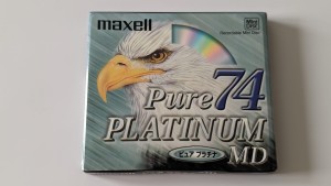 MiniDisc MD Maxell Pure PLATINUM 74 1szt