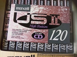 Maxell US II 120 1990r. NOWA 1szt, Japan
