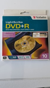 Verbatim DVD+R x16 Lightscribe 10szt blister