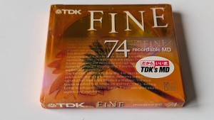 MiniDisc MD TDK Fine Yellow 74 1szt -
