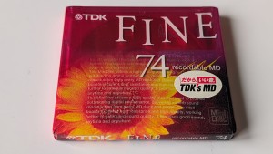 MiniDisc MD TDK Fine Red 74 1szt -