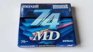 MiniDisc MD Maxell MD Color Blue . 74 1szt