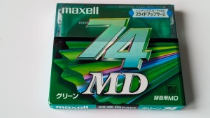 MiniDisc MD Maxell MD Color Green 74 1szt