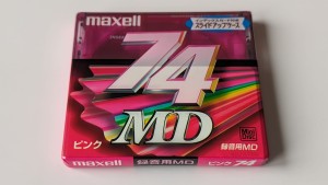 MiniDisc MD Maxell MD Color Red 74 1szt