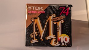 MiniDisc MD TDK MJ Music Jack 74 10szt=10pack+ case