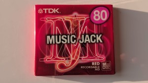 MiniDisc MD TDK Music Jack RED 80 nowy 1szt