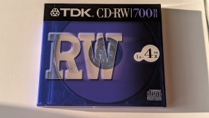 TDK CD-RW 1x-4x Logo 1szt Jewel case CD Japan