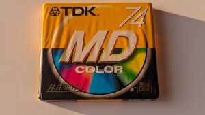 MiniDisc MD TDK MD-74 Yellow 1szt-