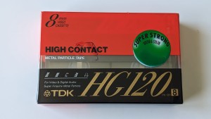 TDK 8mm HG 120 Made In Japan 1szt