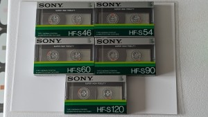 Sony HF-S 46/54/60/90/120 1985 5psc. Japan
