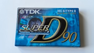 TDK Super D 90 1szt 1997 High Bias = typ II rynek EU