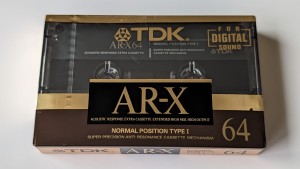 TDK AR-X 64 Japan 1szt 1989/90r