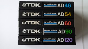 TDK AD 46/54/60/90/120 1982. Japan 5szt.