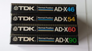 TDK AD-X 46/54/60/90 1982. Japan 4szt-