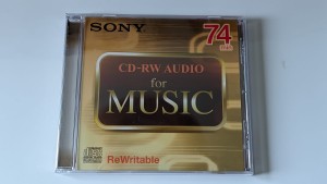 Sony CD-RW Audio -Music 1szt Japan