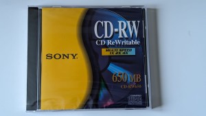 Sony CD-RW 74min /650MB 1x2x4x Multi Speed Japan 1szt