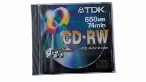 TDK CD-RW 650 MB 1x2x4x Multi speed 1szt Jewel case CD Japan