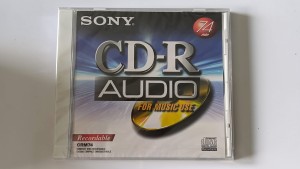 Sony Music CD-R Audio 74min/ 650MB Japan 1szt. jewel case CD