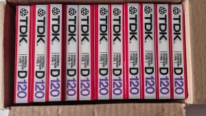 TDK D 120 New 11 psc.-Box 1985