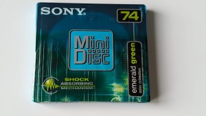 MiniDisc MD SONY EMERALD GREEN SH 74 Japan 1szt
