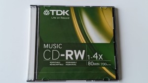 TDK CD-RW AUDIO Music Green 1szt. zapis wielokrotny stacjonarne.nagrywarki