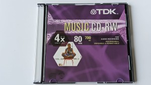 TDK CD-RW AUDIO Music Purple 1szt. zapis wielokrotny stacjonarne.nagrywarki