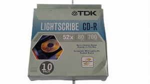 TDK CD-R Lightscribe 10szt cake box / blister
