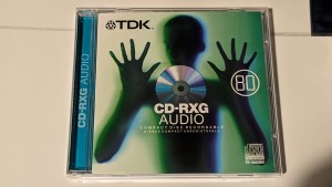 TDK CD-RXG CD-R Audio Blue Cyjanina Logo 1szt jewel case CD