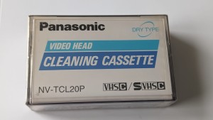 Panasonic VHS-C Cleaning Cassette czyszcząca kaseta do kamer VHS-C S-VHS-C