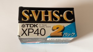 TDK S-VHS-C HP 40 ST-C40XPKx2 Made In Japan 2pack