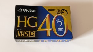 JVC Victor VHS-C HG 40 Japan 1szt Kaseta do kamer VHS-C