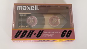 Maxell UDII-U 60 1986 Japan -1szt 
