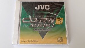 JVC CD-RW Audio 74/650 MB 1szt \ stacjonarne nagrywarki jewel case CD