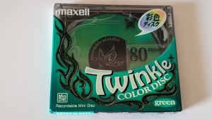 MiniDisc MD Maxell MD Twinkle Color Green 80 1szt