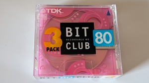 MiniDisc MD TDK Bit Club 80 3szt. Japan Edicion